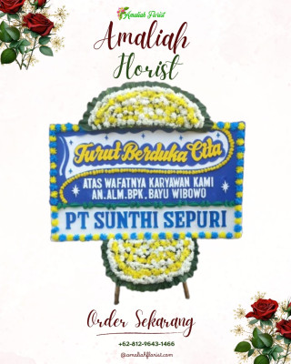 Papan Bunga Duka di Karang Bintang